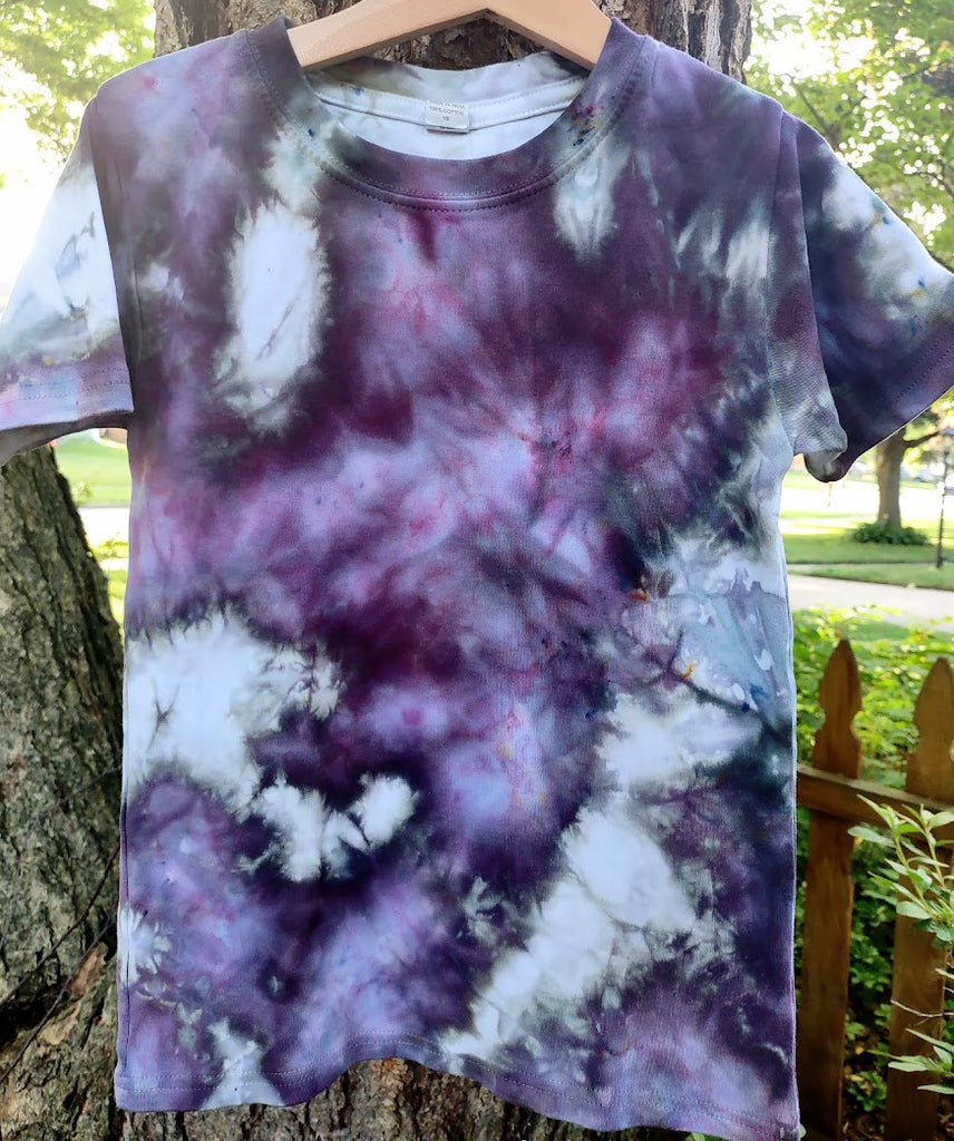 Cotton Hand Dyed Crew Neck Tee- Size 6/8