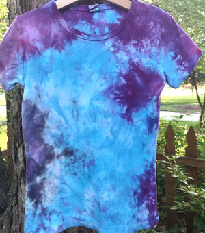 Cotton Hand Dyed Girly Tee- Size Small 6/8