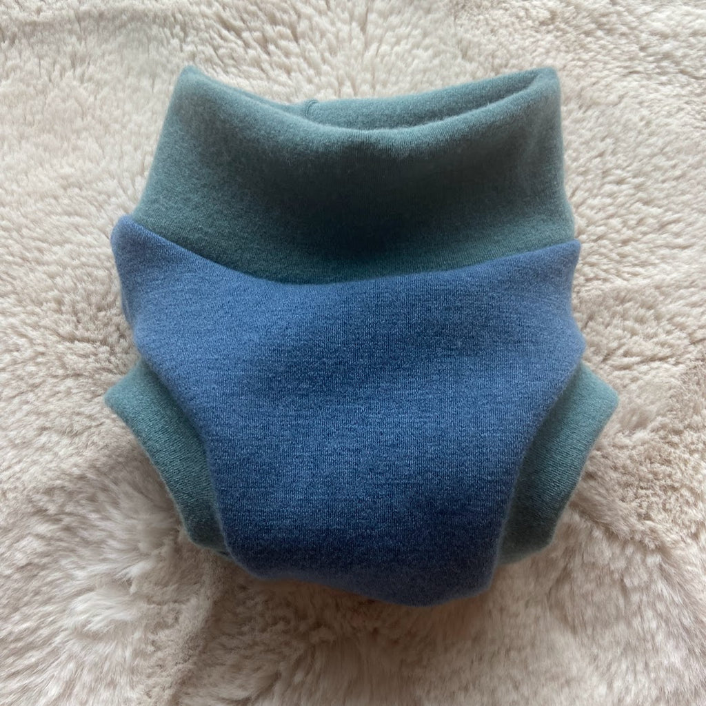 Wool Interlock SINGLE Layer Soaker Diaper Cover- Small