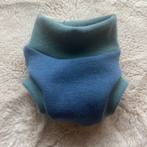 Wool Interlock SINGLE Layer Soaker Diaper Cover- Small