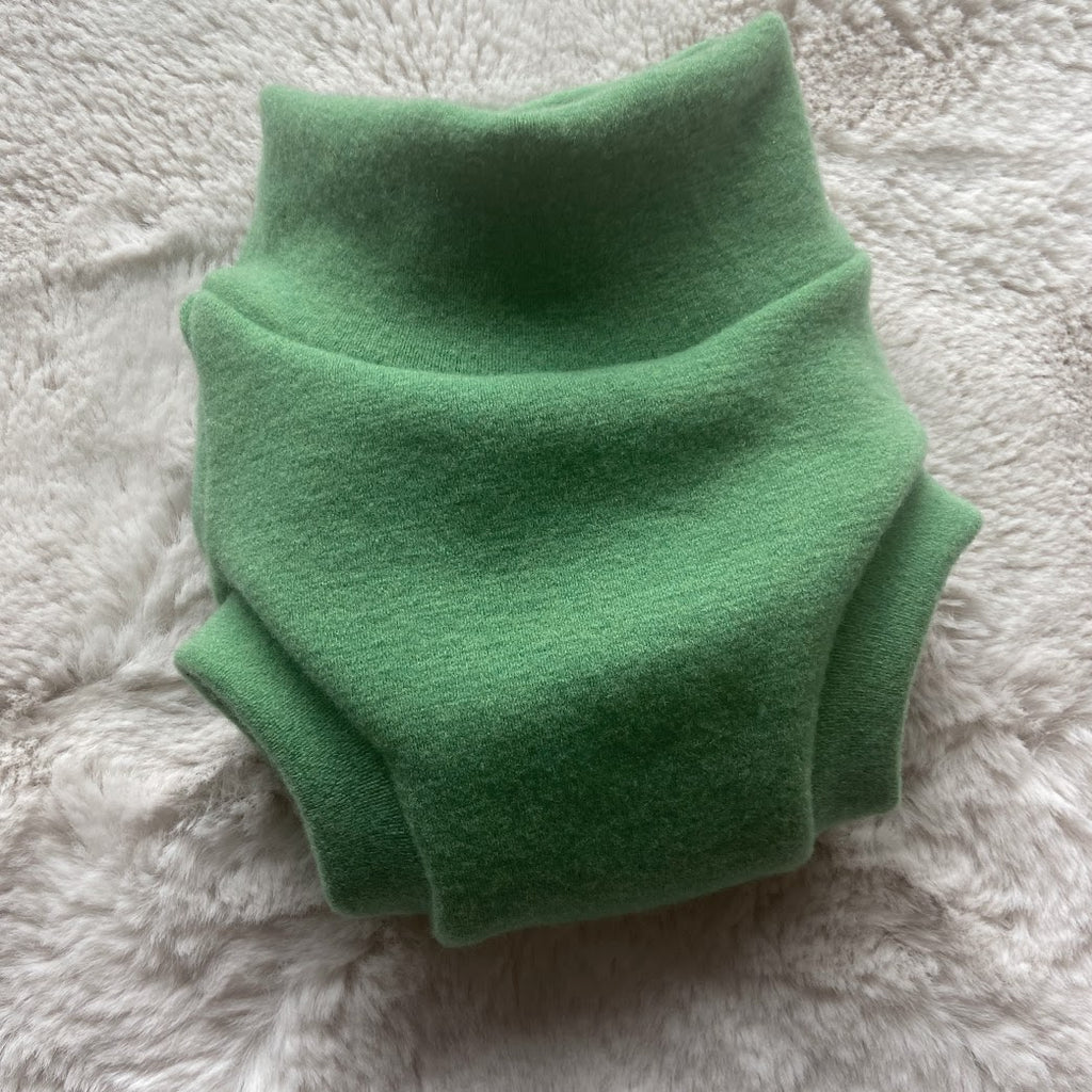 Wool Interlock SINGLE Layer Soaker Diaper Cover- Small Long
