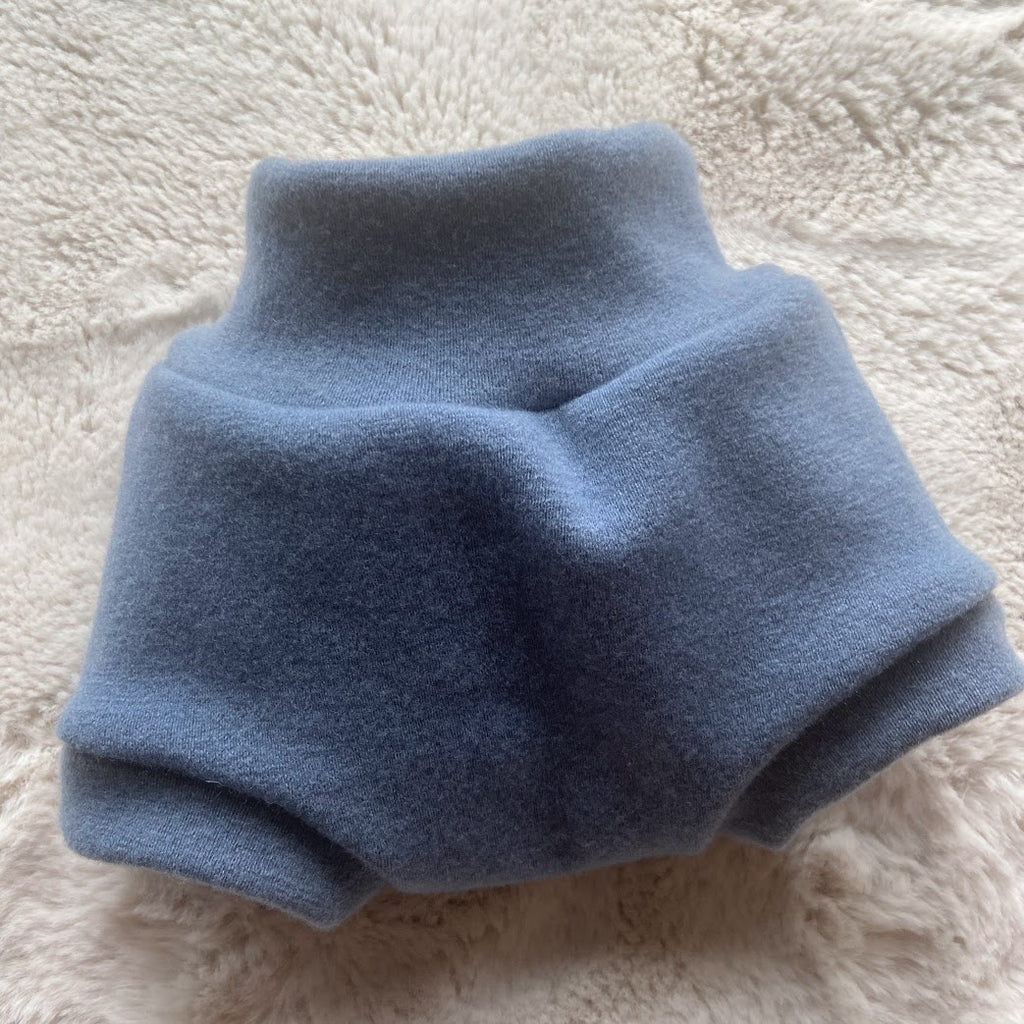 Wool Interlock Bummies- 97/3 Merino/Spandex- 12-18 months